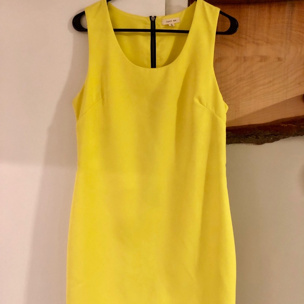 Yellow Cutout Dress